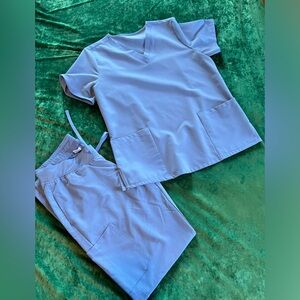 Mandala scrubs - ceil blue - women’s size medium. Worn only a couple of times!